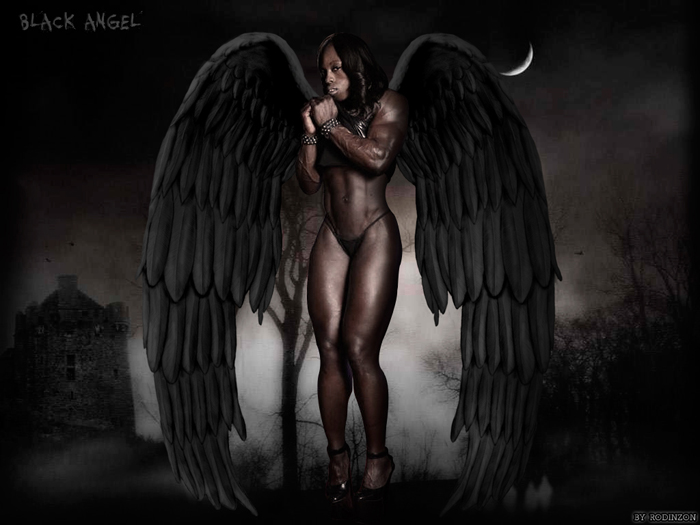 Sexy black angel
